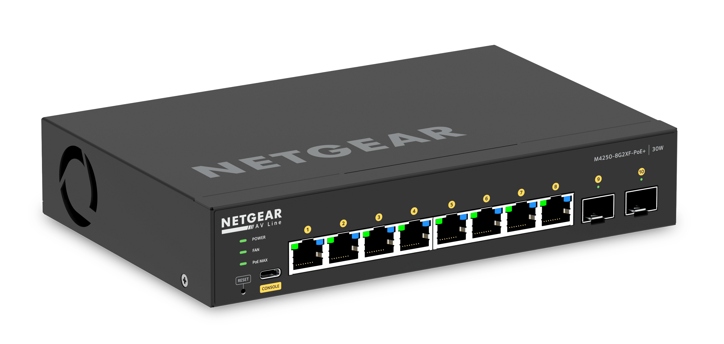 Управляемый коммутатор PoE+ на 10 портов Crestron CEN-SWPOE-10