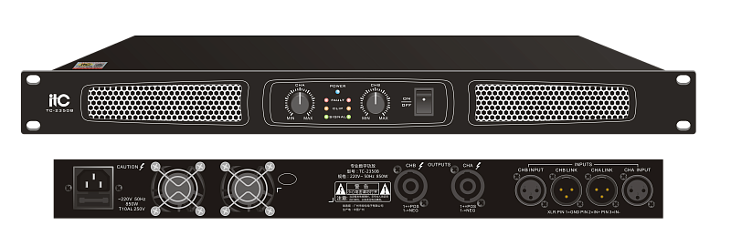 2-канальный усилитель itC TC-2350B
