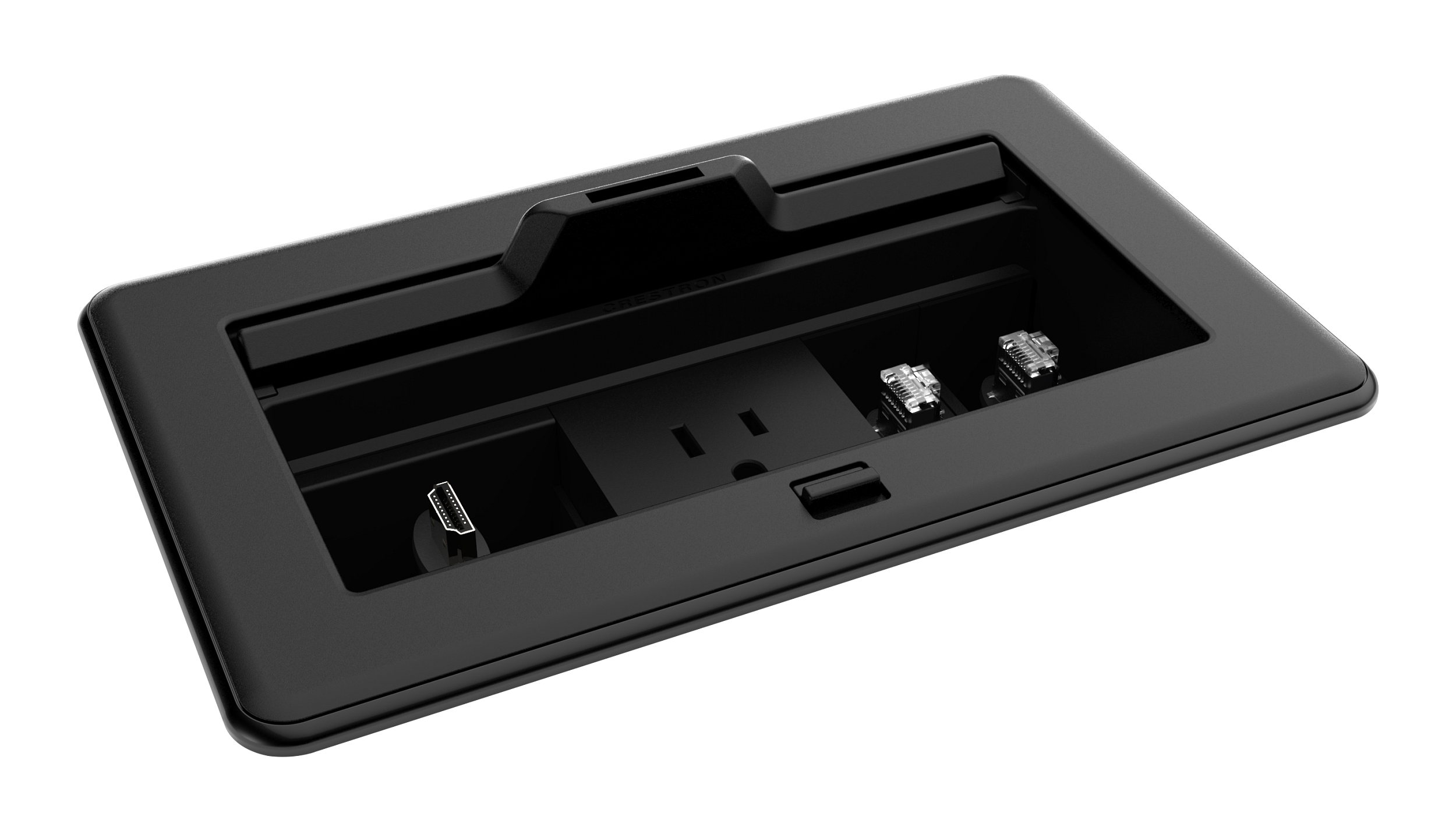 Система управления кабелями FlipTop™ серии FT2 Crestron FT2-202-MECH-PTL-B