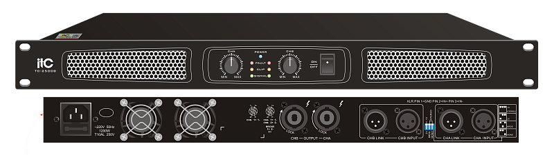 2-канальный усилитель itC TC-2500B