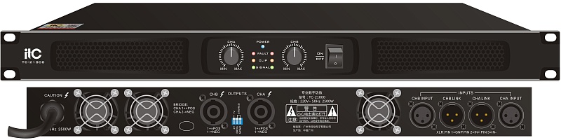 2-канальный усилитель itC TC-21000
