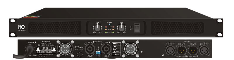 2-канальный усилитель itC TC-2700