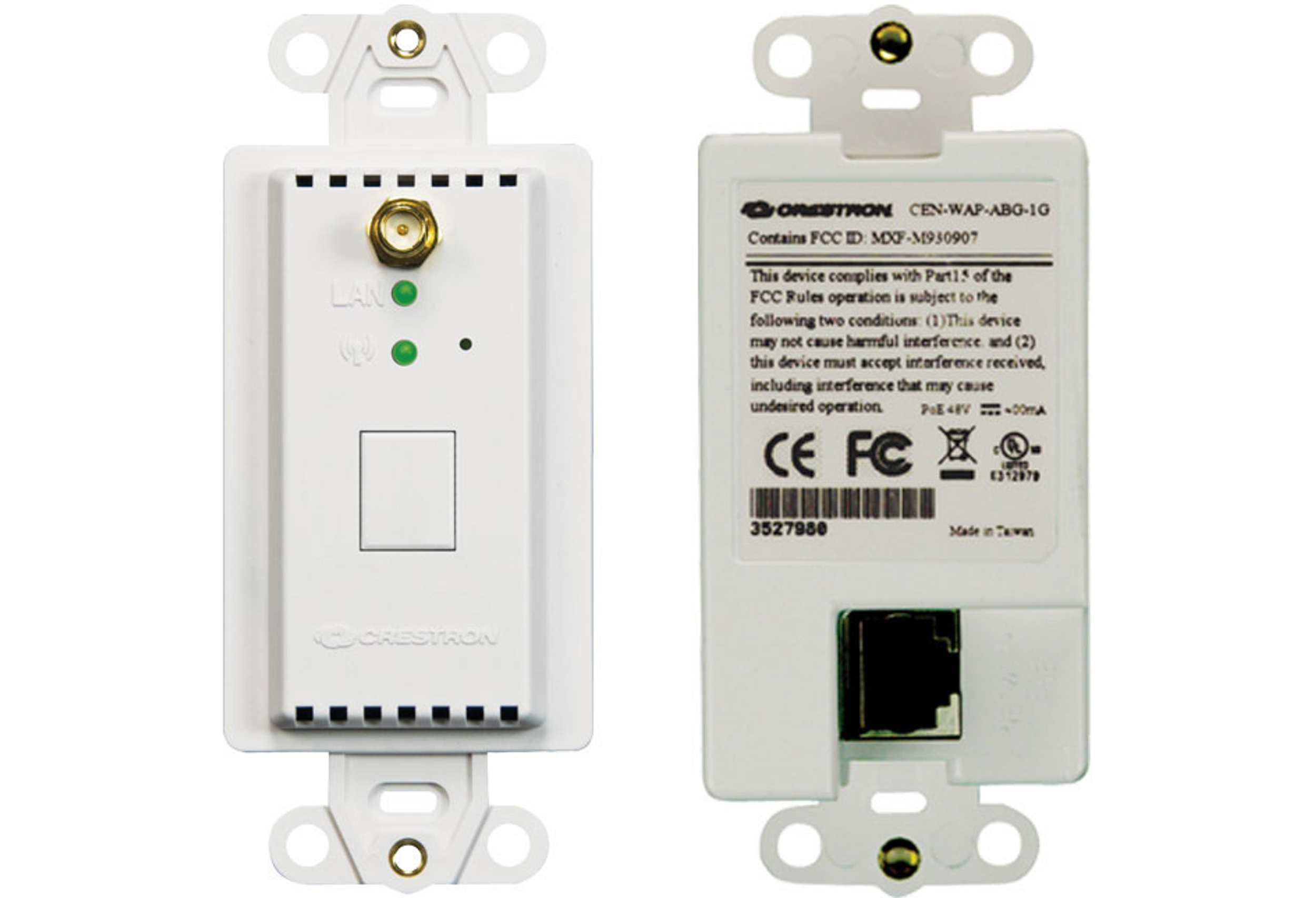 Настенная беспроводная точка доступа 802.11a/b/g Crestron CEN-WAP-ABG-1G