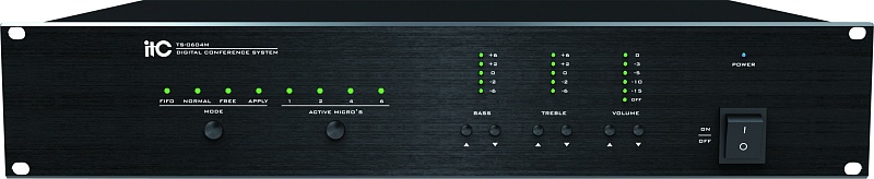 Контроллер, до 128 микрофонов itC TS-0604M