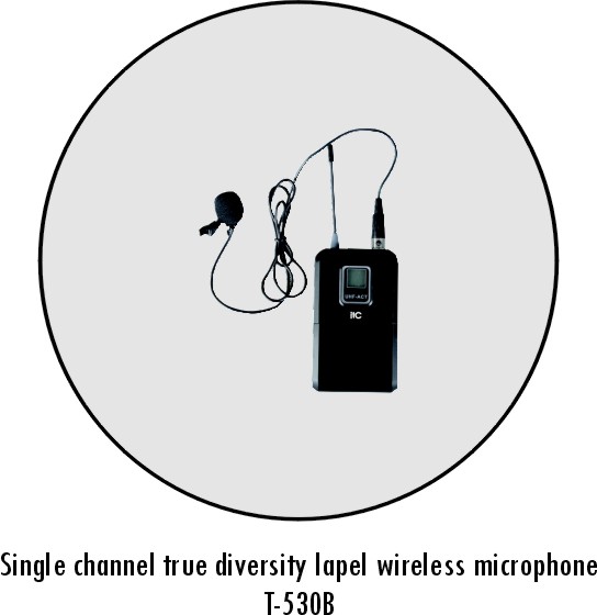 Приёмник + петличный  микрофон itC T-530B