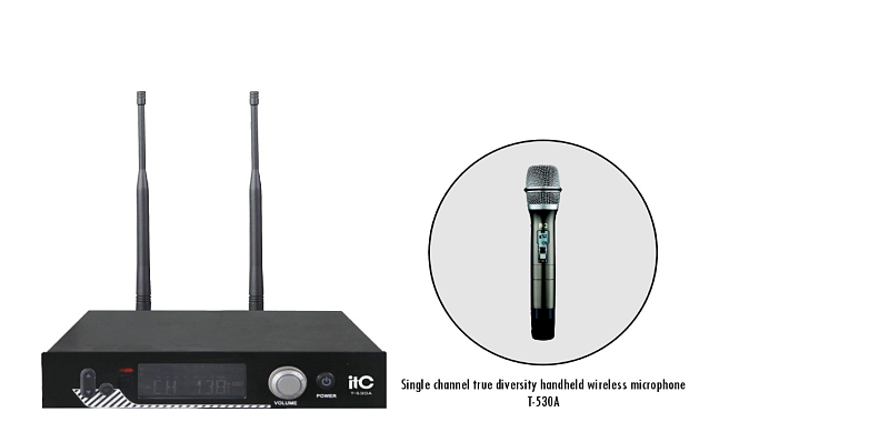 Приёмник + ручной микрофон itC T-530A