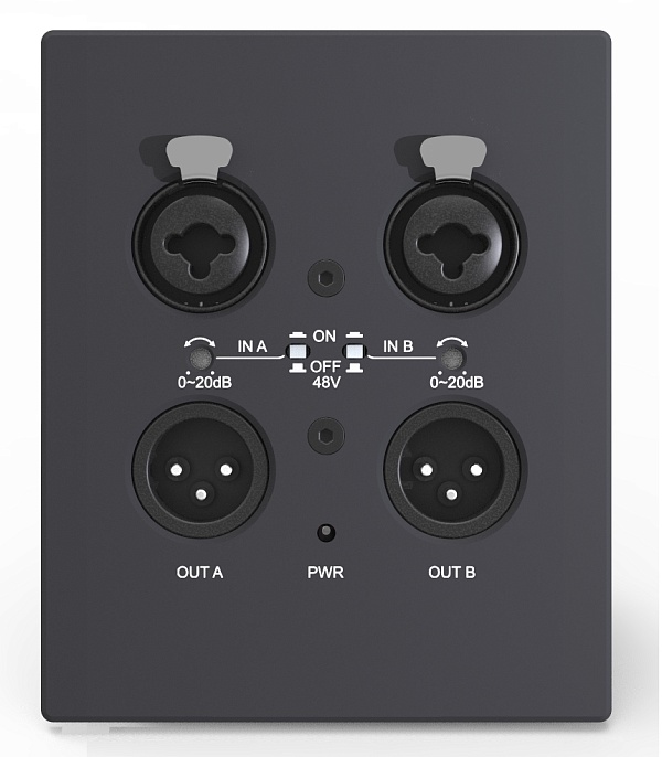 Dante панель 2х2 itC TS-P8802P