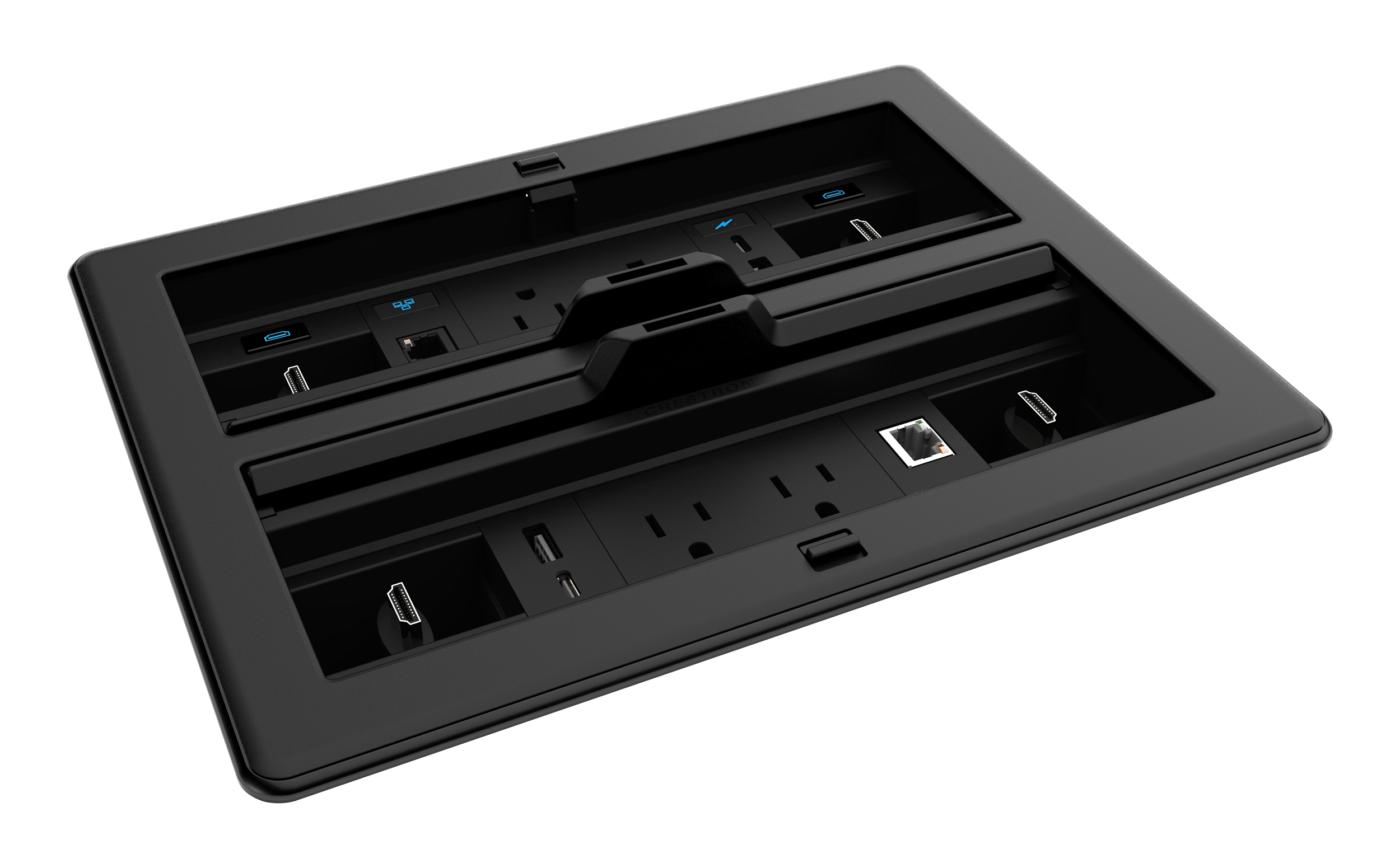 Система управления кабелями FlipTop™ серии FT2 Crestron FT2-1400-ELEC-PTL-B