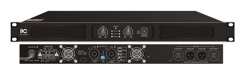 2-канальный усилитель itC TC-2500