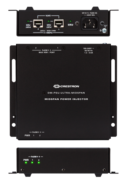 Инжектор DigitalMedia™ Ultra Midspan PoDM++ Crestron DM-PSU-ULTRA-MIDSPAN
