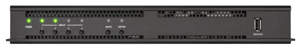 AV-коммутатор и ресивер с 4-портовым Ethernet-коммутатором Crestron HD-RX-4K-410-C-E-SW4