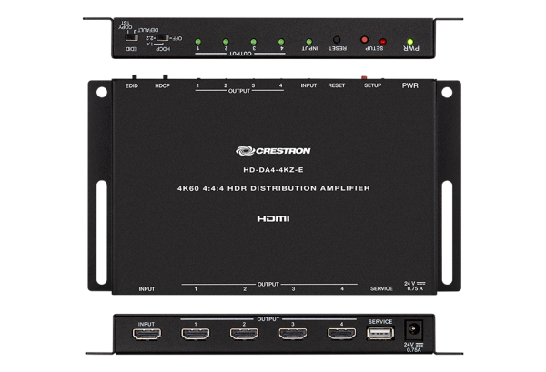 Усилитель-распределитель HDMI® Crestron HD-DA4-4KZ-E