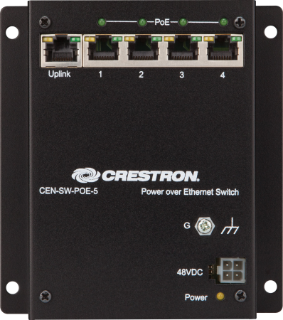 5-портовый коммутатор PoE Crestron CEN-SW-POE-5