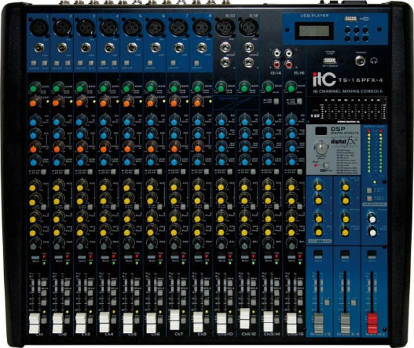 Микшер itC TS-16PFX-4