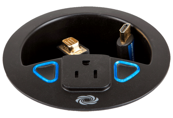 Кабельный лоток Crestron Connect It™ с кабелями Crestron TT-111-B-T 