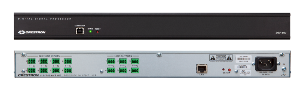 Цифровой сигнальный процессор Crestron Avia™ 8x6 DSP-860