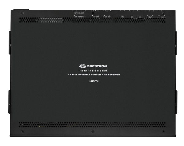 AV-коммутатор и ресивер с 4-портовым Ethernet-коммутатором Crestron HD-RX-4K-510-C-E-SW4