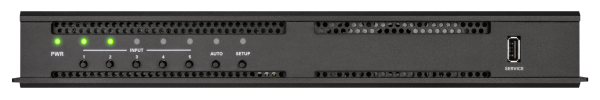 AV-коммутатор и ресивер с 4-портовым Ethernet-коммутатором Crestron HD-RX-4K-510-C-E-SW4