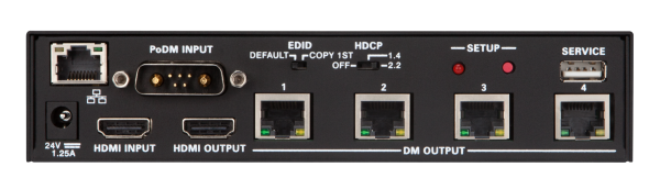 DM 8G+® и HDBaseT® Сплиттер Crestron DM-DA4-4K-C