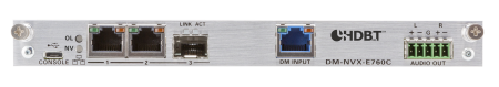 Сетевая карта AV-кодера с DM-входом Crestron DM-NVX-E760C