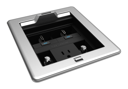 Система управления кабелями FlipTop™ серии FT2 Crestron FT2-500-ELEC-PTL-AL