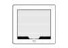 Механический лючок Crestron, серия FT2 FT2-700-MECH-PTL-AL