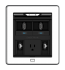 Система управления кабелями FlipTop™ серии FT2 Crestron FT2-500-ELEC-PTL-AL