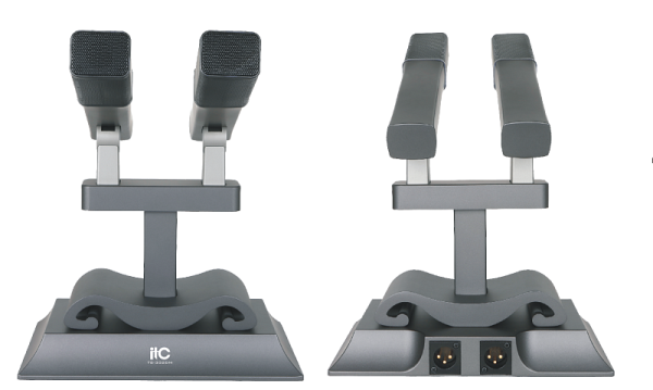 Двойной настольный микрофон itC TS-302DM