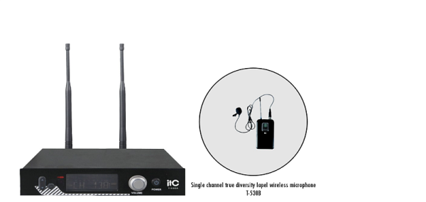 Приёмник + петличный  микрофон itC T-530B