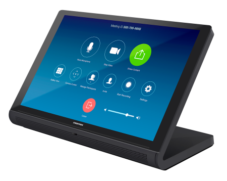 10,1-дюймовый настольный сенсорный экран Crestron TS-1070-GV-B-S