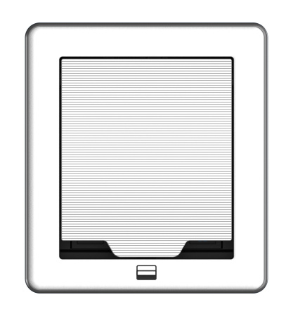 Механический лючок Crestron, серия FT2 FT2-500-MECH-PTL-AL