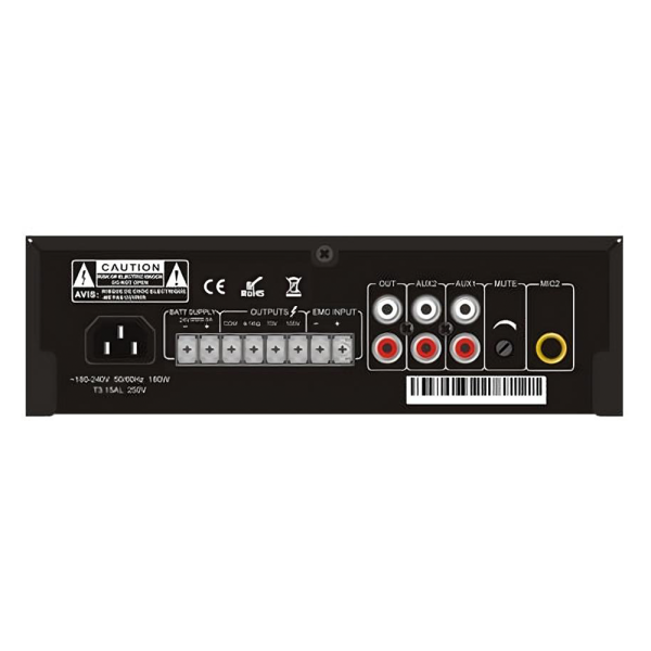 Мини цифровой микшер-усилитель класса D itC T-120CA 