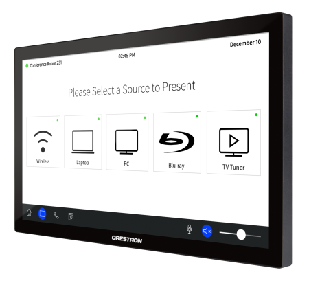 21,5-дюймовый сенсорный HD-дисплей Crestron TSD-2220-B