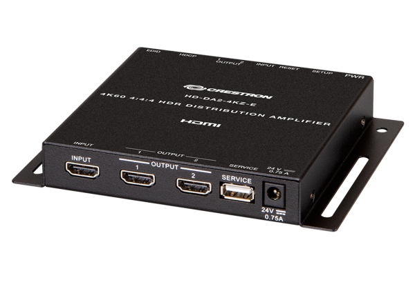 Усилитель-распределитель HDMI® 1:2 Crestron HD-DA2-4KZ-E