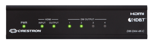 DM 8G+® и HDBaseT® Сплиттер Crestron DM-DA4-4K-C