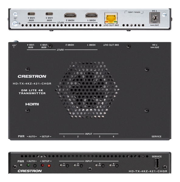 Передатчик DM® Essentials Crestron HD-TX-4KZ-421-CHGR