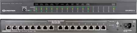 Управляемый коммутатор PoE+ на 16 портов Crestron CEN-SWPOE-16