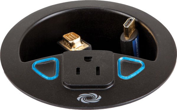 Кабельный лоток Crestron Connect It™ с кабелями Crestron TT-111-B-T 