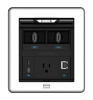 Электрический лючок Crestron, серия FT2 FT2-500-ELEC-PTL-AL