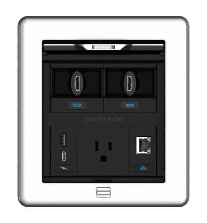 Электрический лючок Crestron, серия FT2 FT2-500-ELEC-PTL-AL