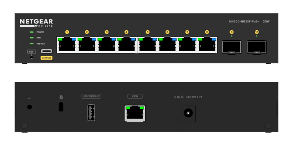 Управляемый коммутатор PoE+ на 10 портов Crestron CEN-SWPOE-10