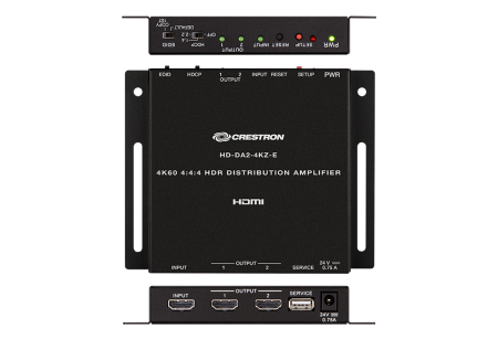 Усилитель-распределитель HDMI® 1:2 Crestron HD-DA2-4KZ-E