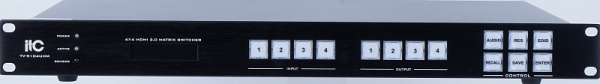 Видеокоммутатор 4x4 itC TV-9104UHM
