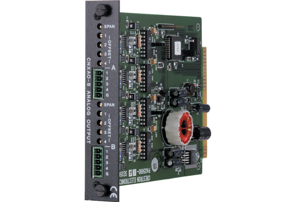 8-ми портовая выходная плата для слота расширения Y-Bus Crestron CNXAO-8