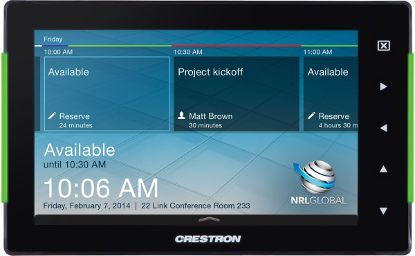 Сенсорный экран для планирования комнат Crestron TSS-752-W-S