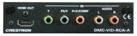 Карта аналогового видеовхода RCA с аналоговым звуком Crestron DMC-VID-RCA-A