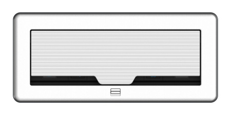 Механический лючок Crestron, серия FT2 FT2-1200-MECH-PTL-AL