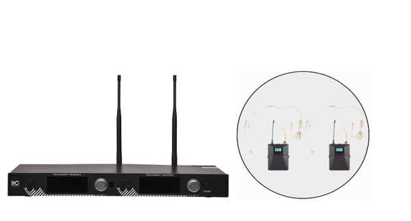 Радиосистема 2 головных микрофона itC T-521US 