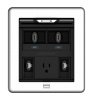 Электрический лючок Crestron, серия FT2 FT2-500-ELEC-PTL-AL