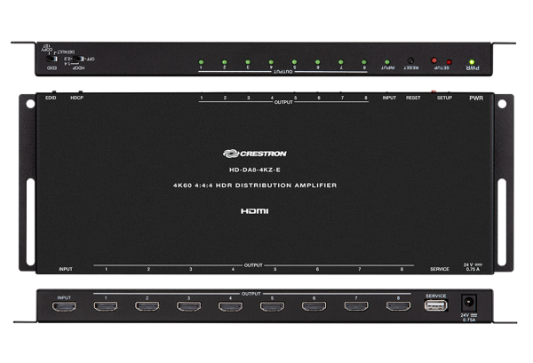 Усилитель-распределитель HDMI® Crestron HD-DA8-4KZ-E